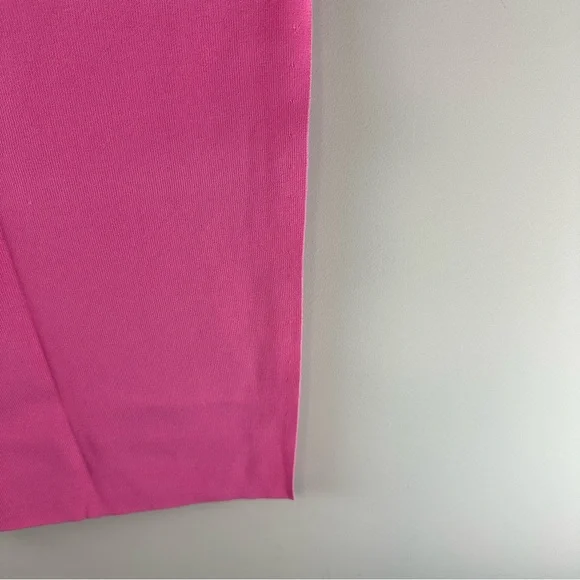 Anthropologie Endless Rose Side Slit Detailed Knit Midi Skirt in Pink Size XS - Picture 7 of 14